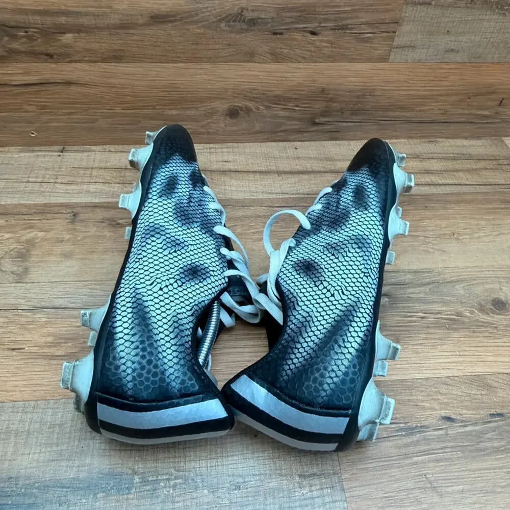 Adidas F10 FG Men’s Size 8 Core Black/Silver Soccer Cleats